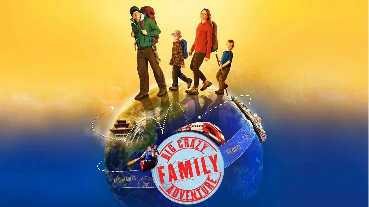 Канал тревел эдвенче. Big Crazy Family Adventure сериал.