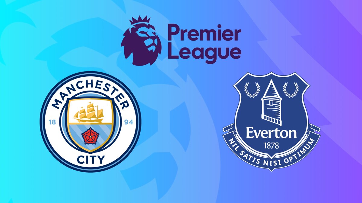 Premier League, Manchester City-Everton på  imorgon 14:00