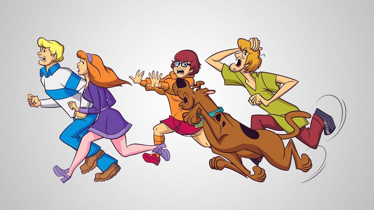 Scooby doo песня. Команда Скуби Ду. Скуби Ду бежит. Скуби Ду команда убегает. Семья Скуби Ду.